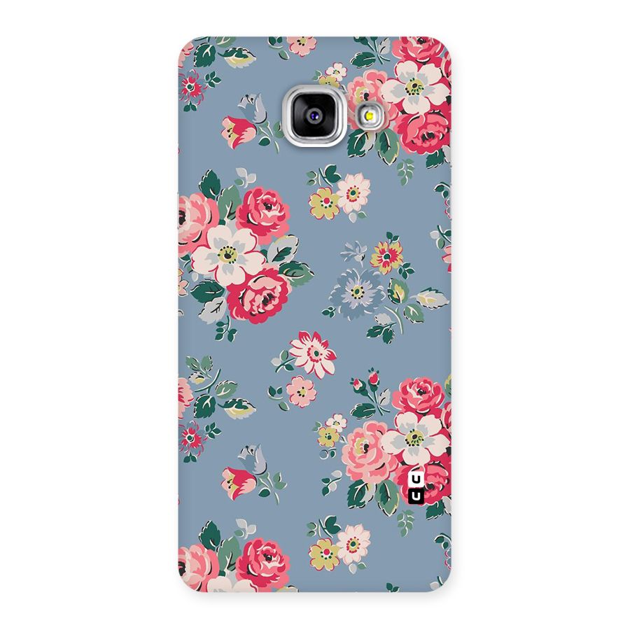 Vintage Flower Pattern Back Case for Galaxy A5 2016