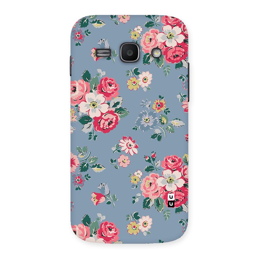 Vintage Flower Pattern Back Case for Galaxy Ace 3