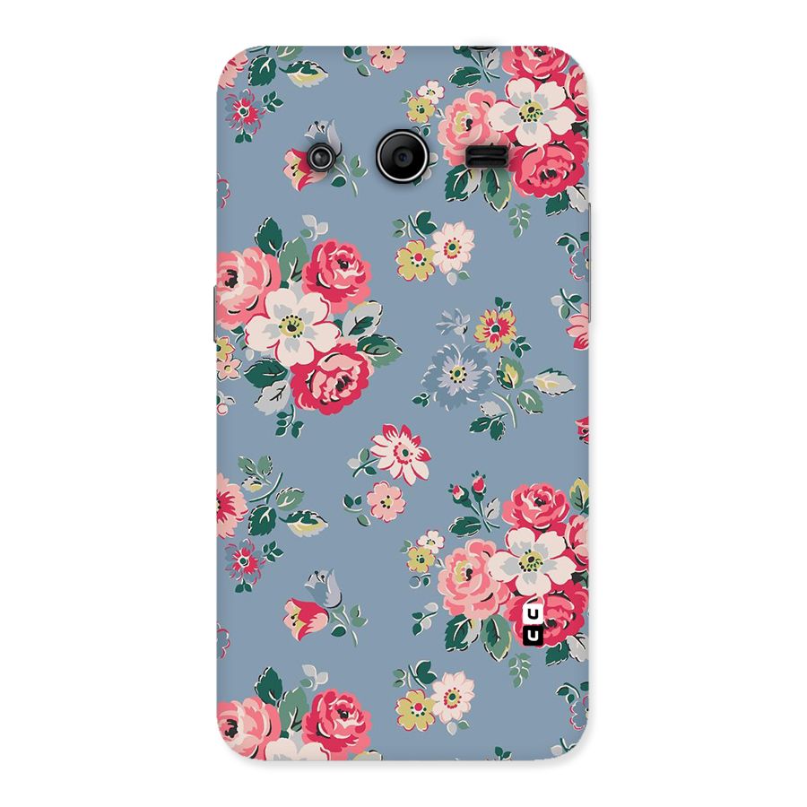 Vintage Flower Pattern Back Case for Galaxy Core 2