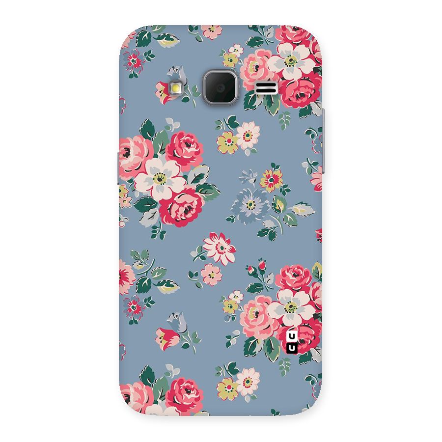Vintage Flower Pattern Back Case for Galaxy Core Prime