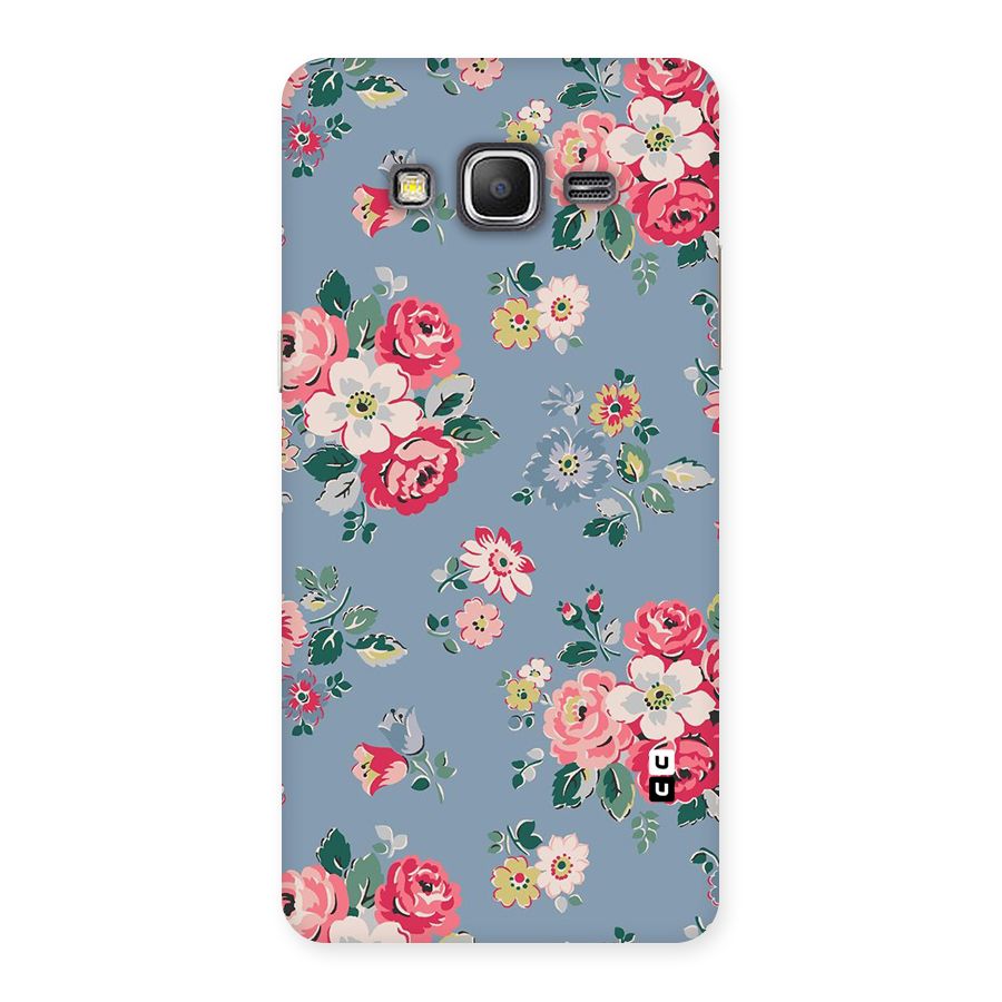 Vintage Flower Pattern Back Case for Galaxy Grand Prime