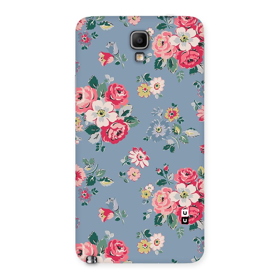 Vintage Flower Pattern Back Case for Galaxy Note 3 Neo