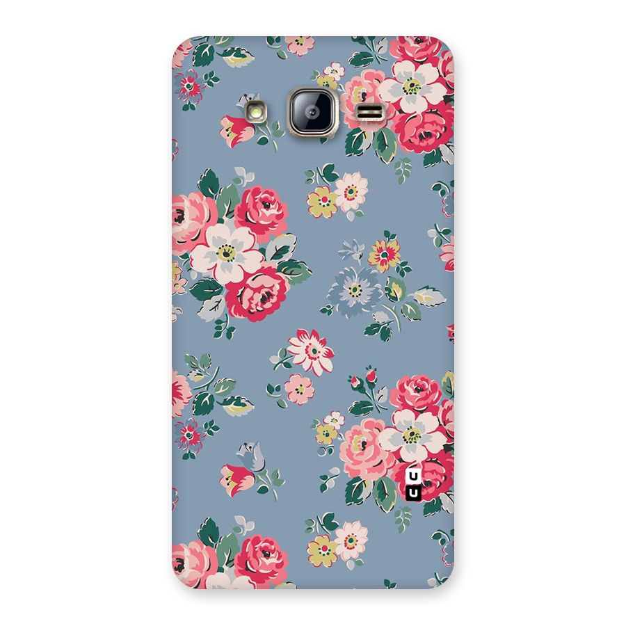 Vintage Flower Pattern Back Case for Galaxy On5