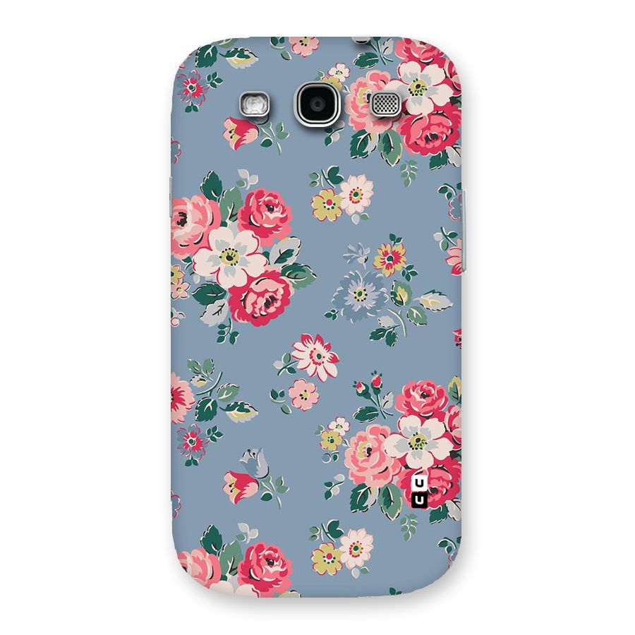 Vintage Flower Pattern Back Case for Galaxy S3 Neo
