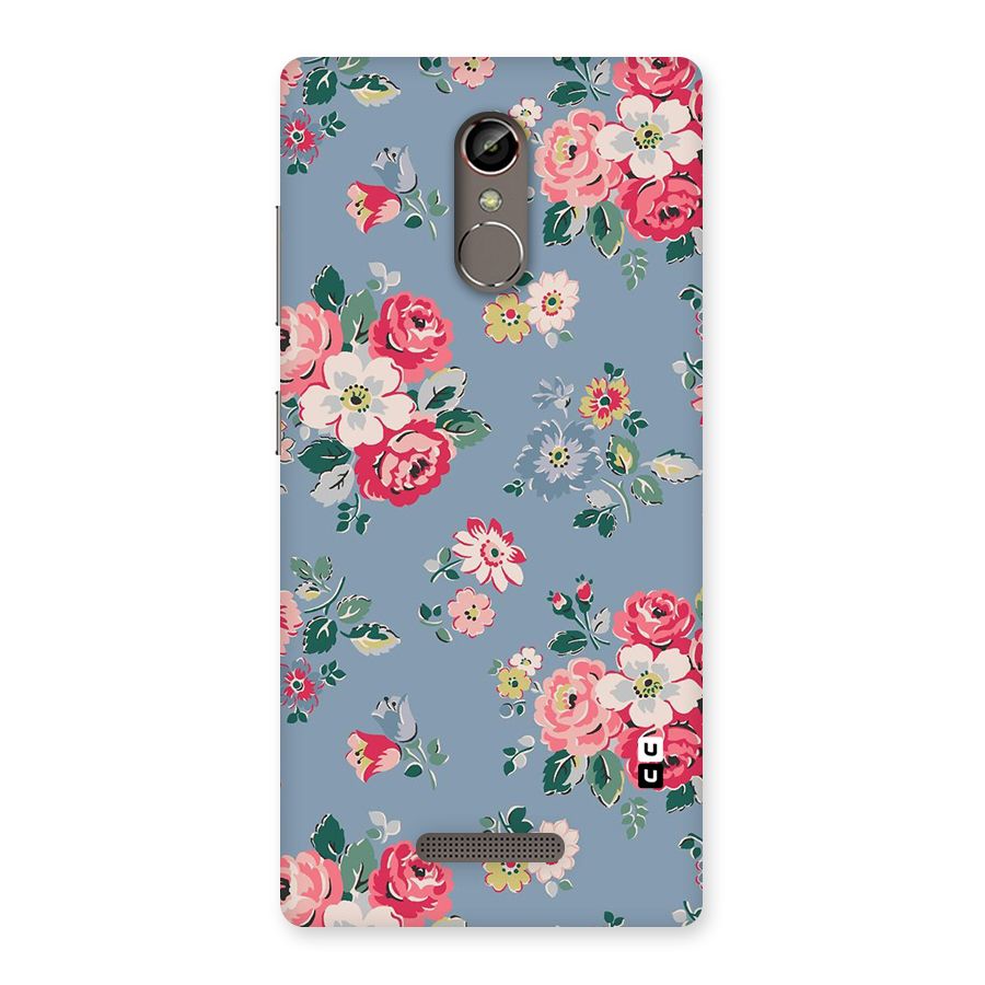 Vintage Flower Pattern Back Case for Gionee S6s