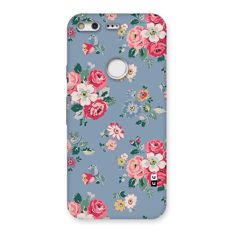 Vintage Flower Pattern Back Case for Google Pixel