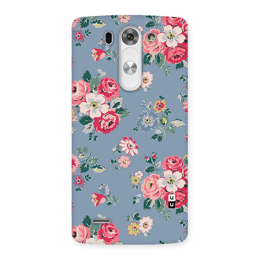 Vintage Flower Pattern Back Case for LG G3 Mini
