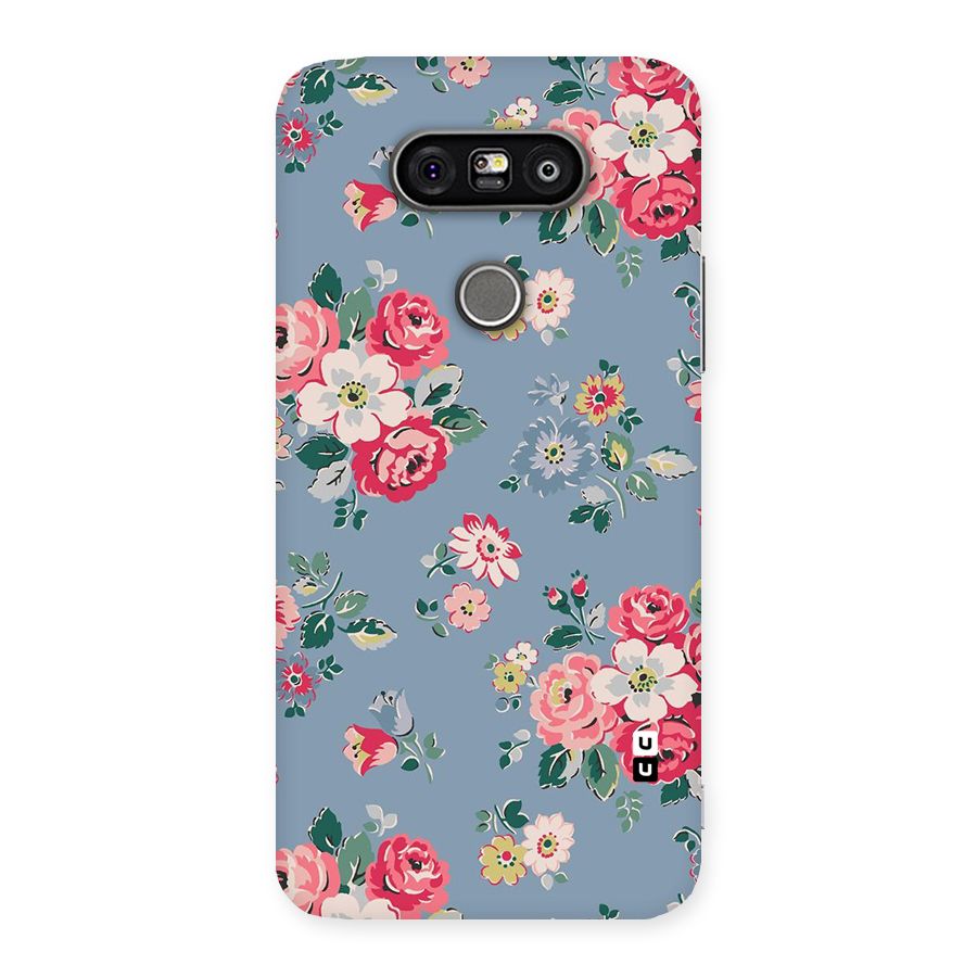 Vintage Flower Pattern Back Case for LG G5