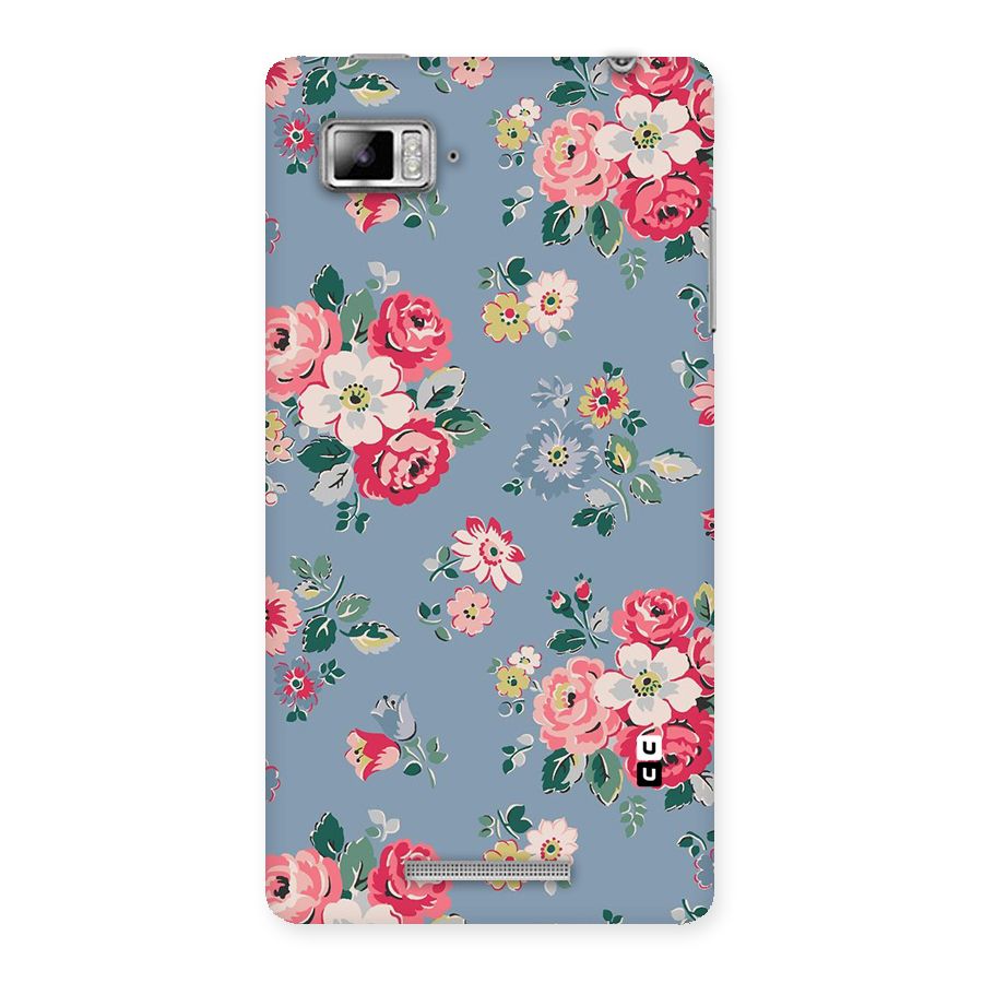 Vintage Flower Pattern Back Case for Lenovo Vibe Z K910