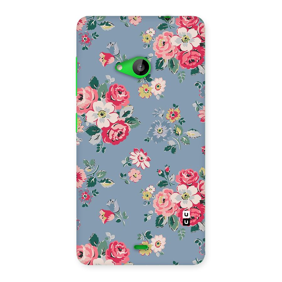 Vintage Flower Pattern Back Case for Lumia 535