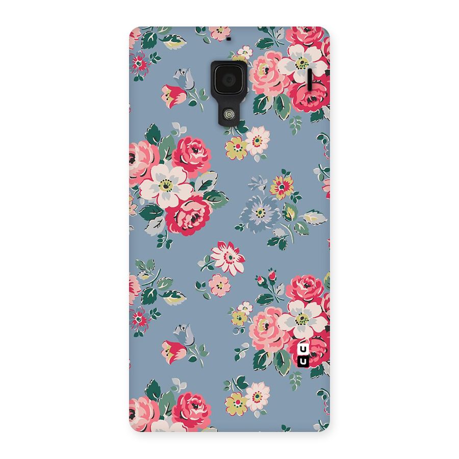 Vintage Flower Pattern Back Case for Redmi 1S