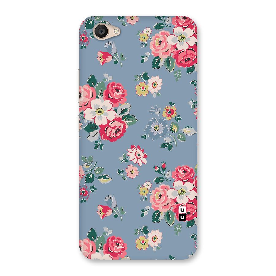 Vintage Flower Pattern Back Case for Vivo V5 Plus