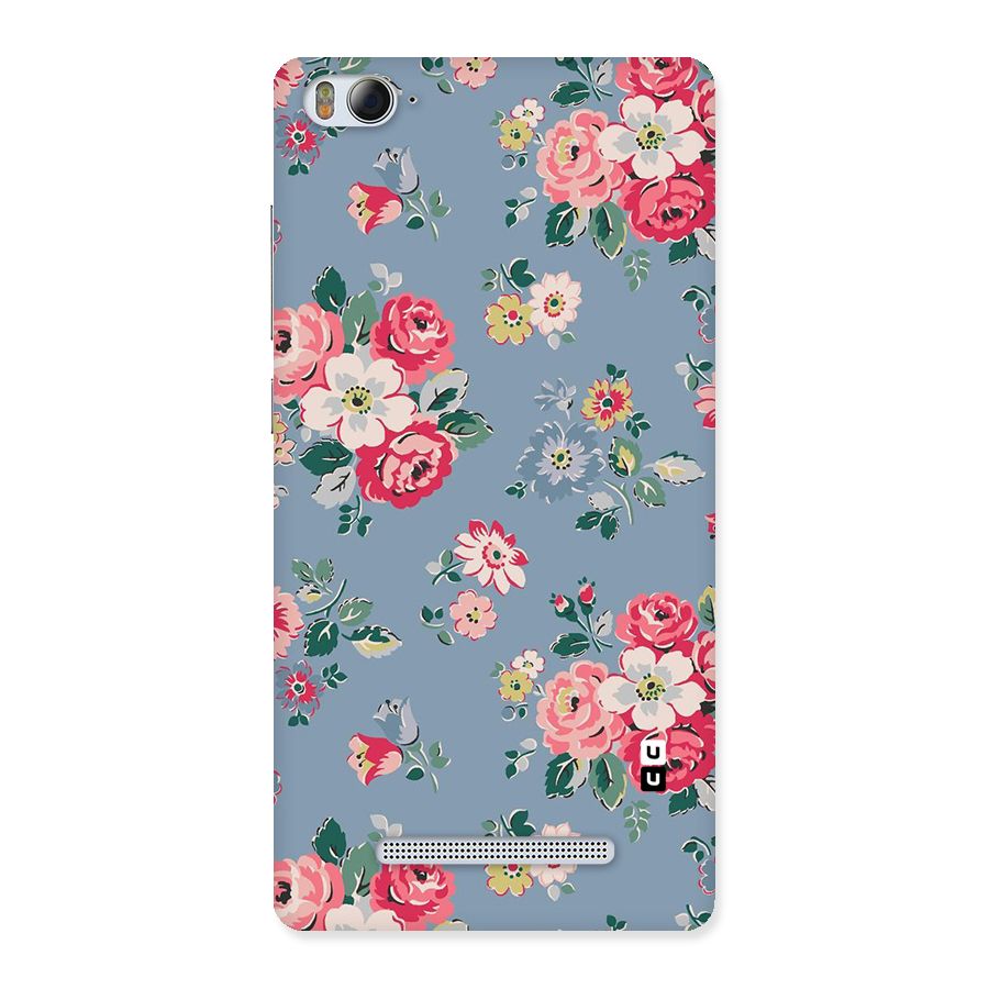 Vintage Flower Pattern Back Case for Xiaomi Mi4i