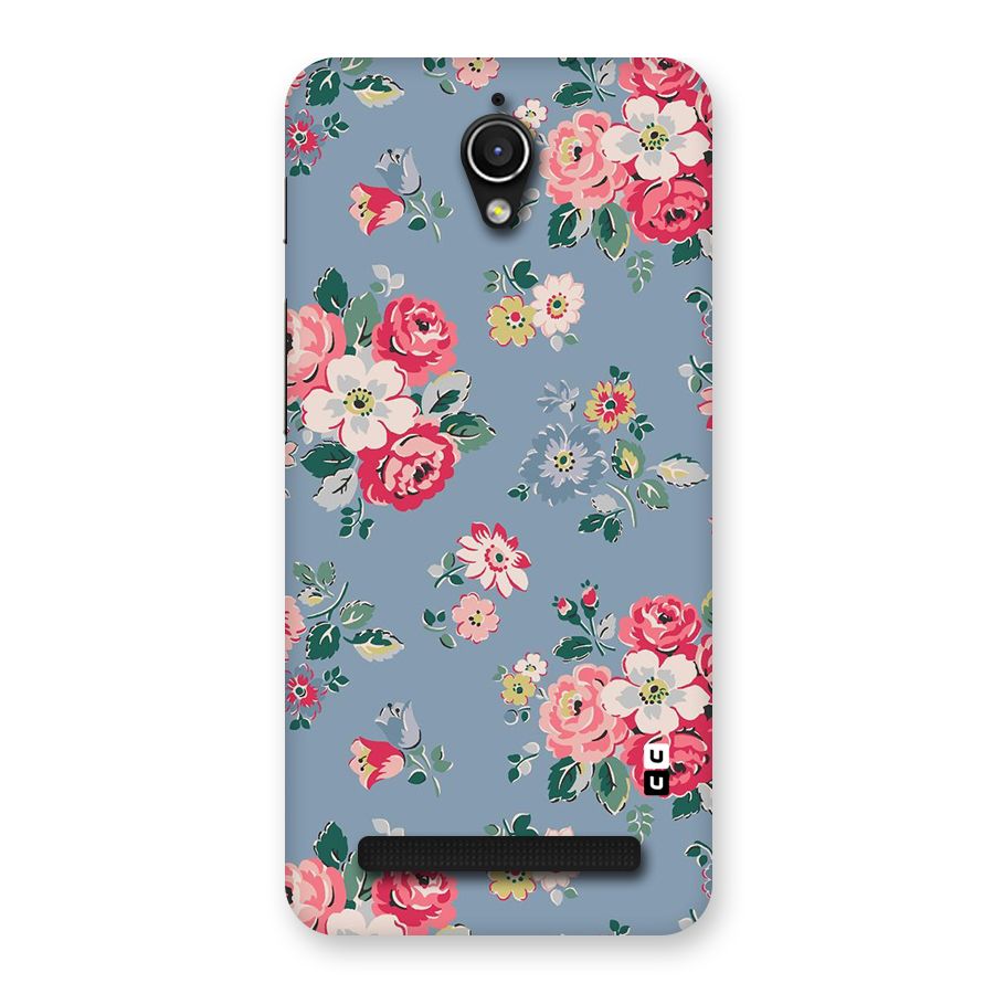 Vintage Flower Pattern Back Case for Zenfone Go