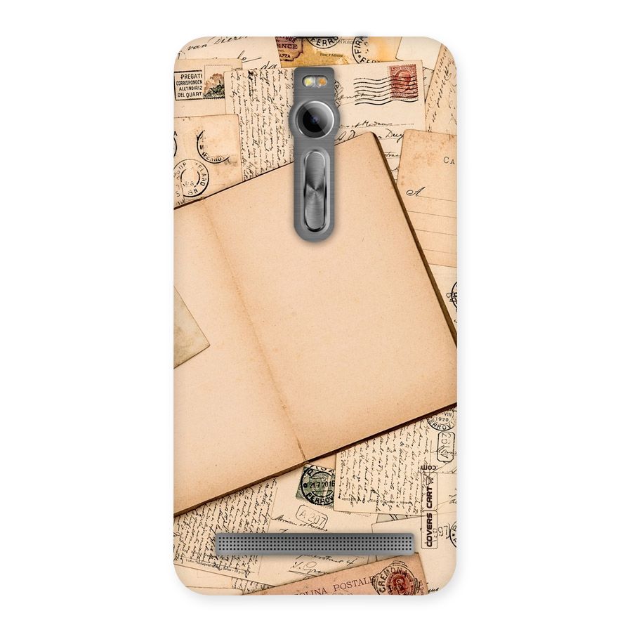 Vintage Journal Back Case for Asus Zenfone 2