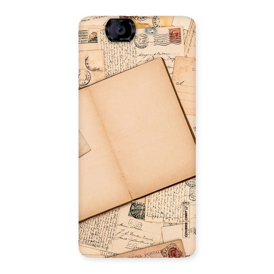 Vintage Journal Back Case for Canvas Knight A350