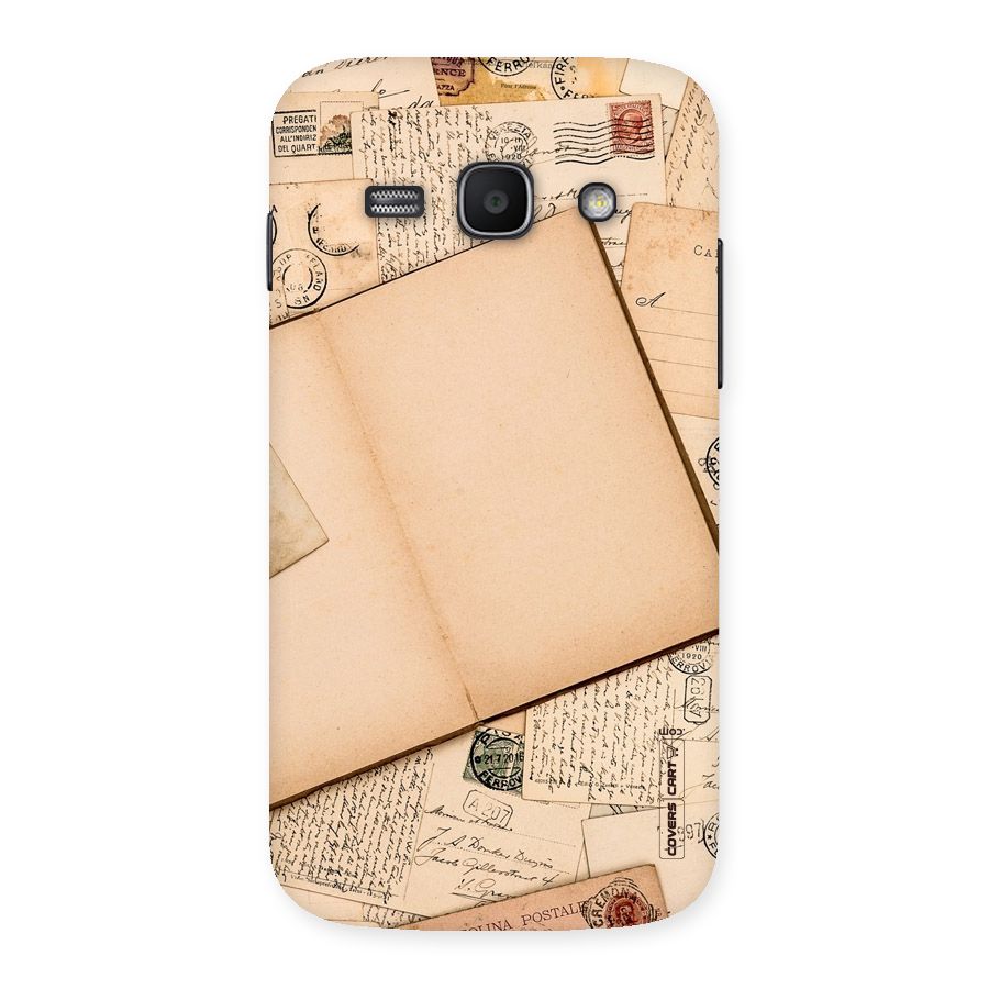Vintage Journal Back Case for Galaxy Ace 3