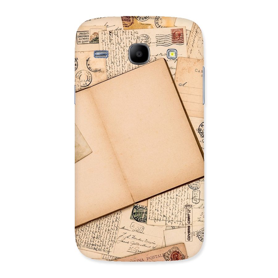 Vintage Journal Back Case for Galaxy Core