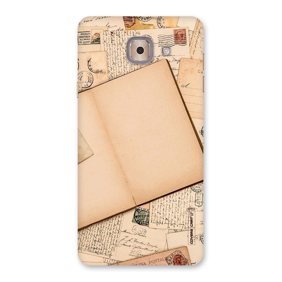 Vintage Journal Back Case for Galaxy J7 Max