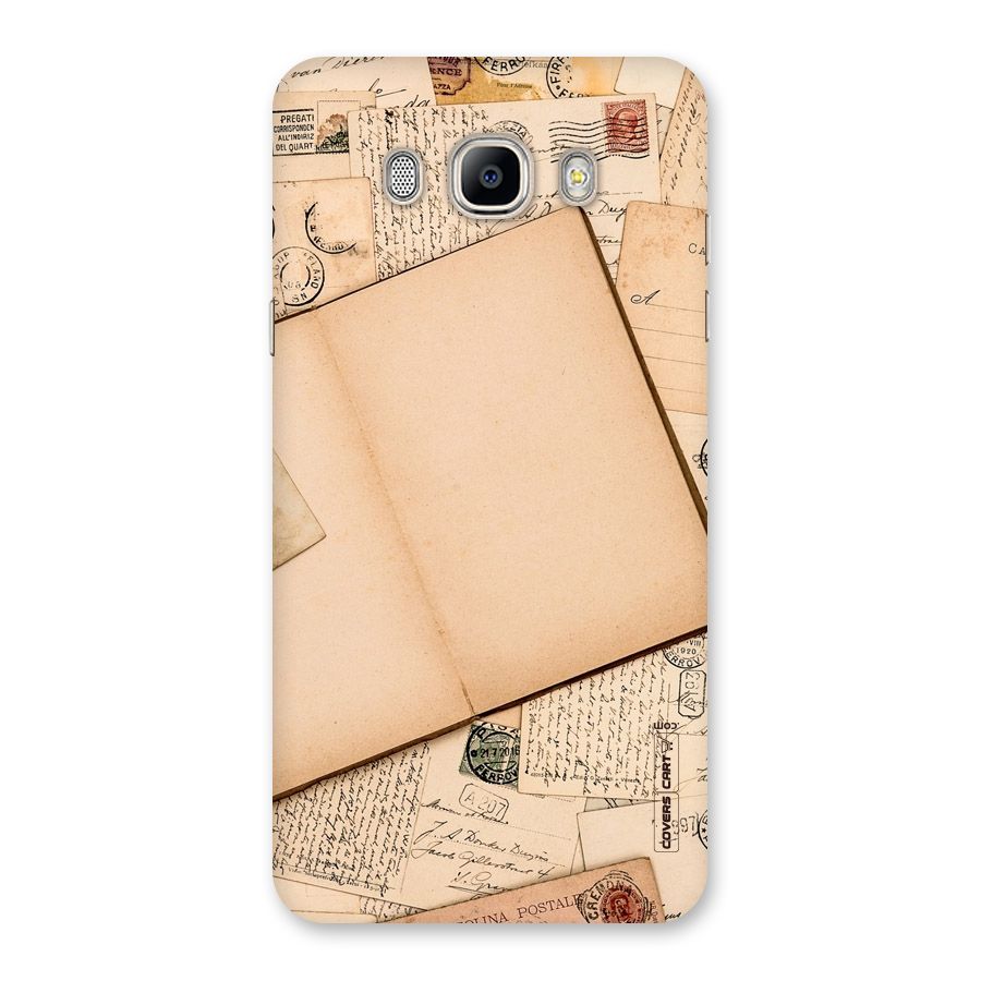 Vintage Journal Back Case for Galaxy On8