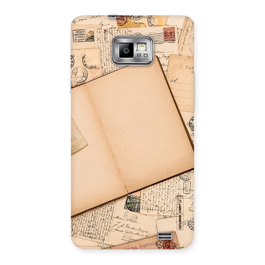 Vintage Journal Back Case for Galaxy S2