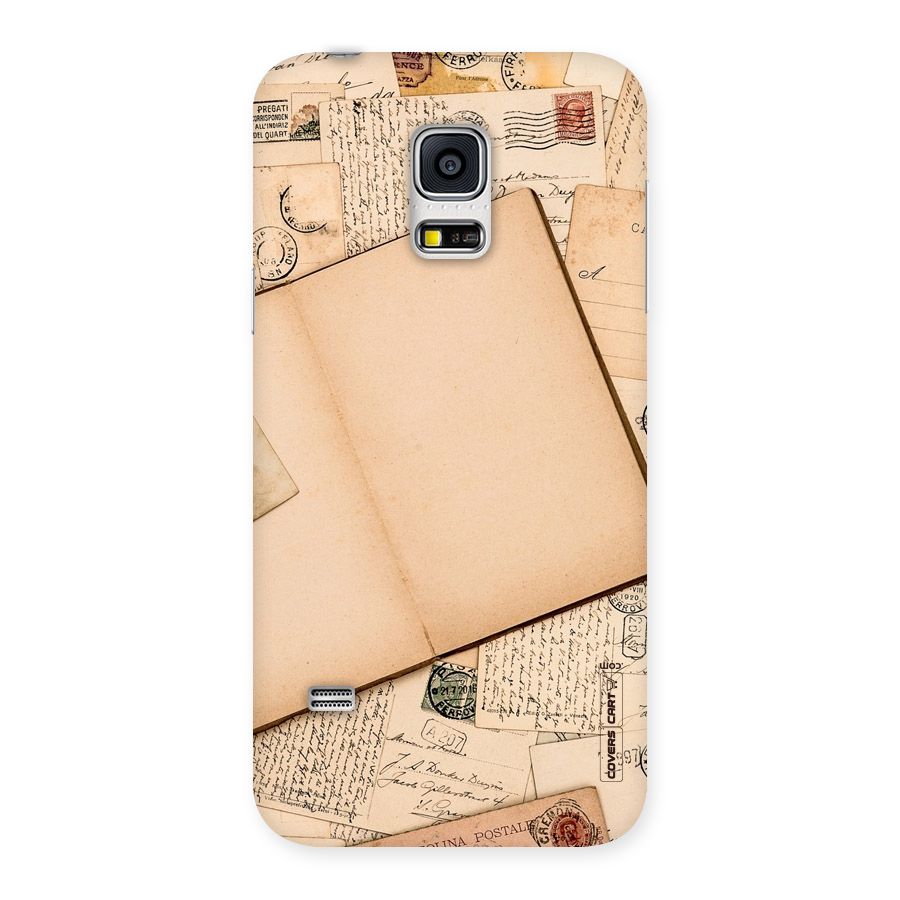 Vintage Journal Back Case for Galaxy S5 Mini