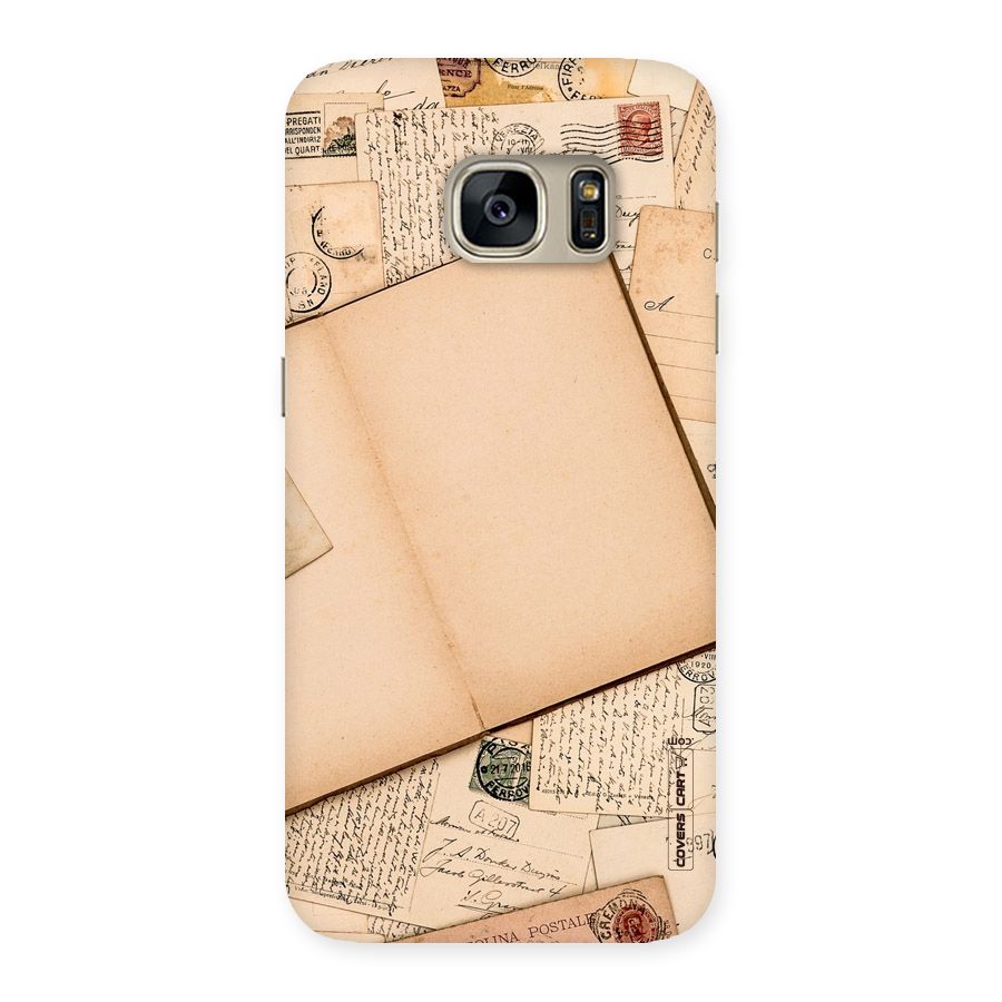 Vintage Journal Back Case for Galaxy S7