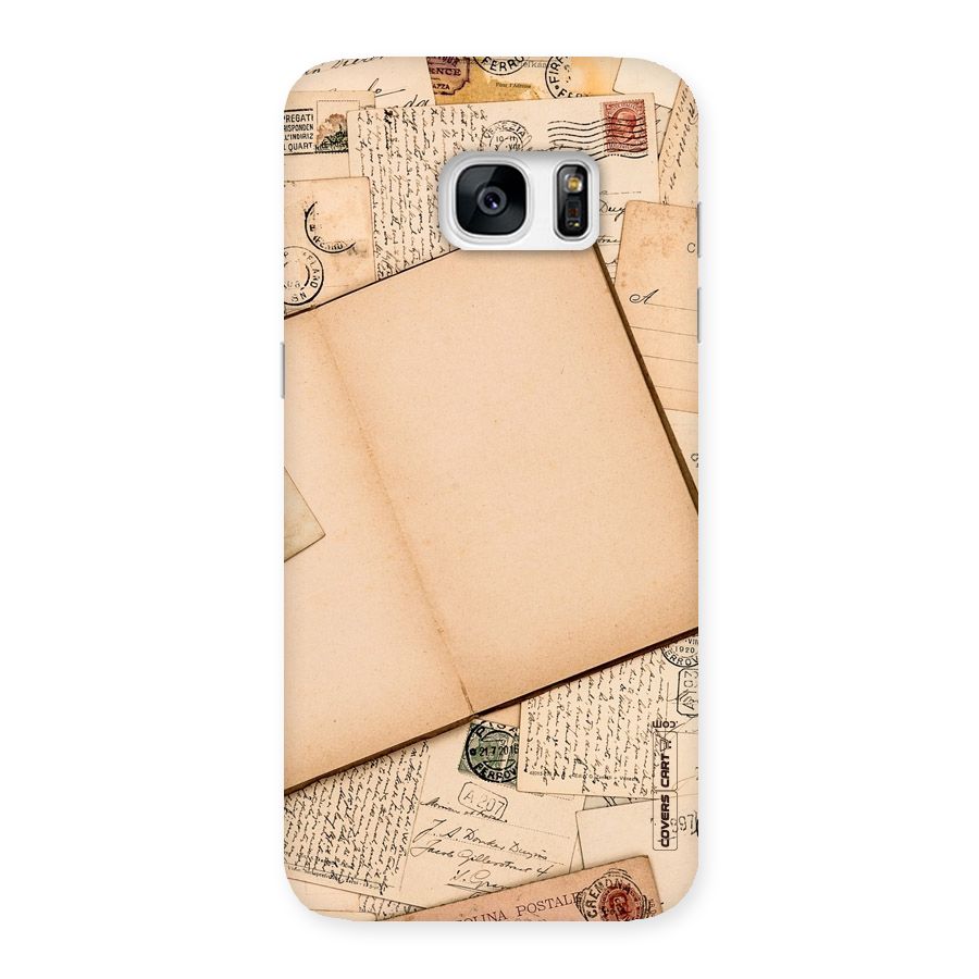 Vintage Journal Back Case for Galaxy S7 Edge