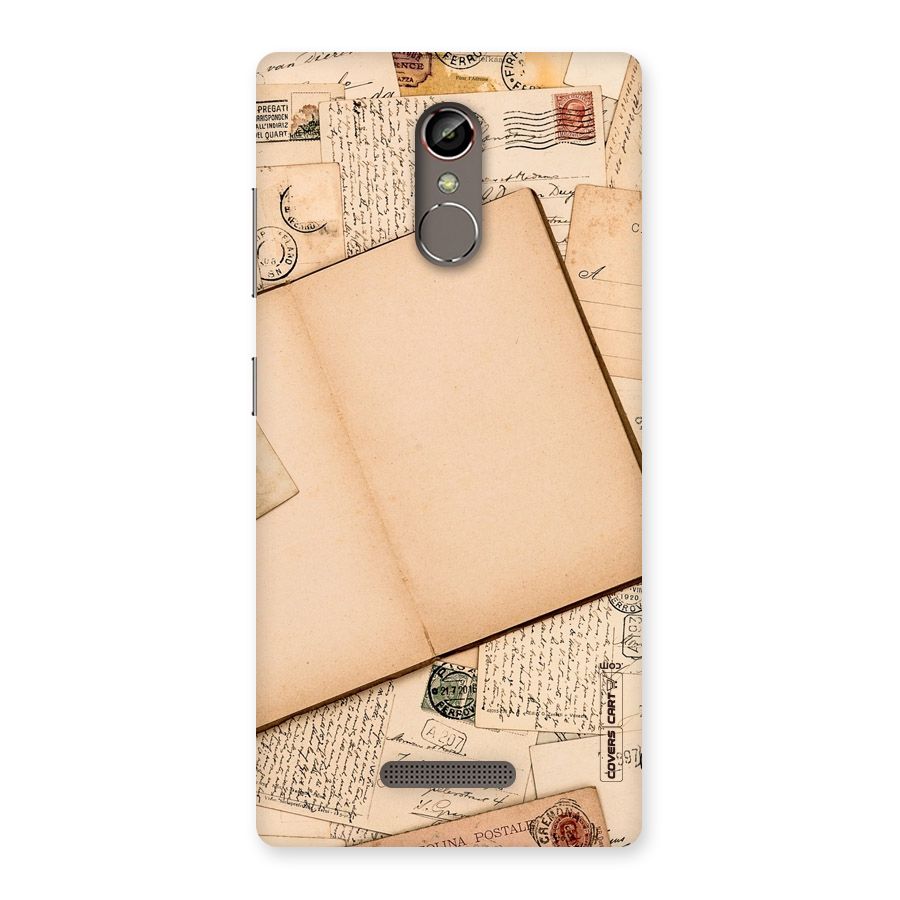 Vintage Journal Back Case for Gionee S6s