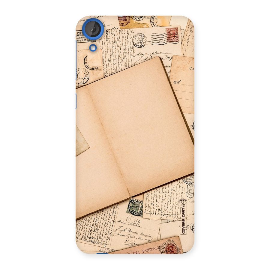 Vintage Journal Back Case for HTC Desire 820