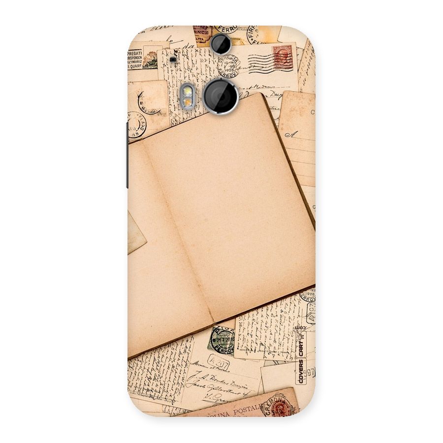 Vintage Journal Back Case for HTC One M8