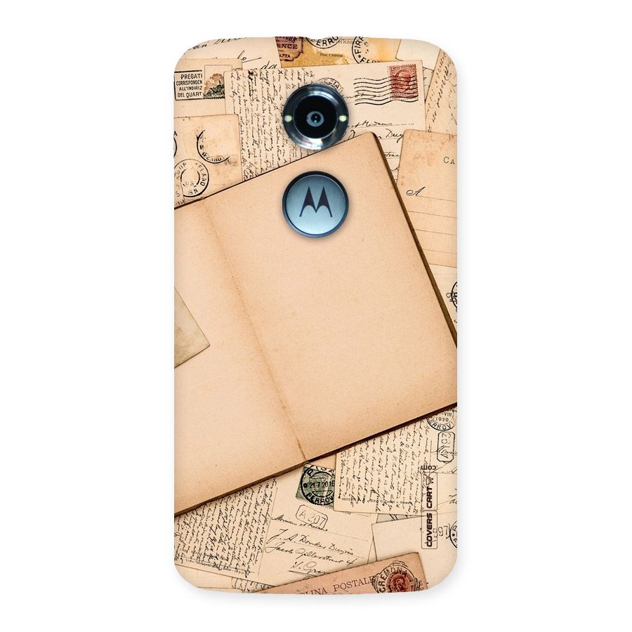 Vintage Journal Back Case for Moto X 2nd Gen