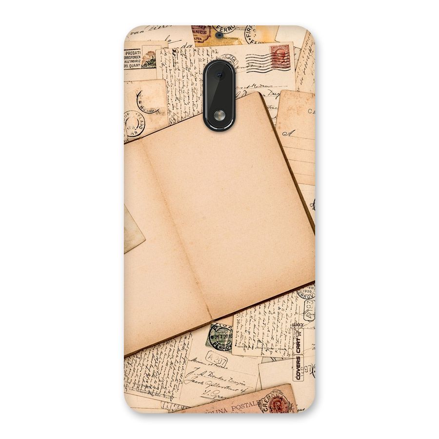 Vintage Journal Back Case for Nokia 6