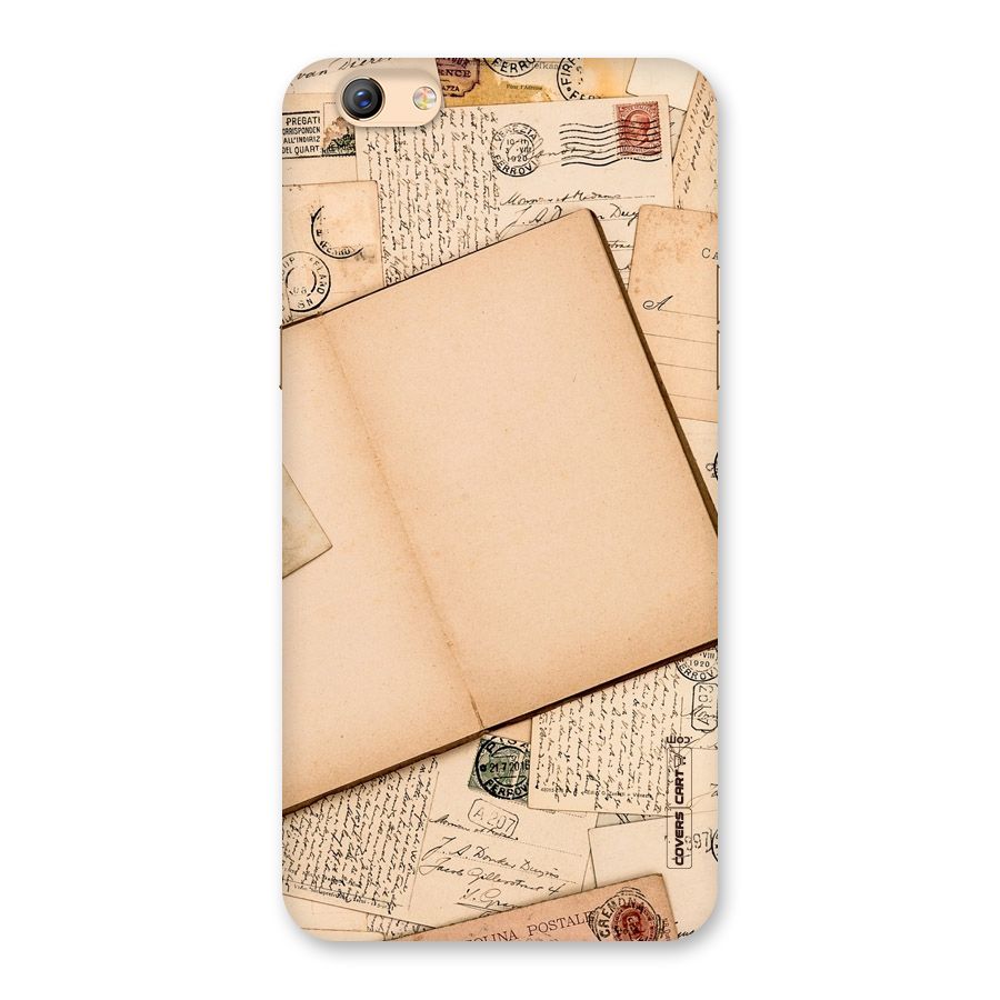 Vintage Journal Back Case for Oppo F3 Plus