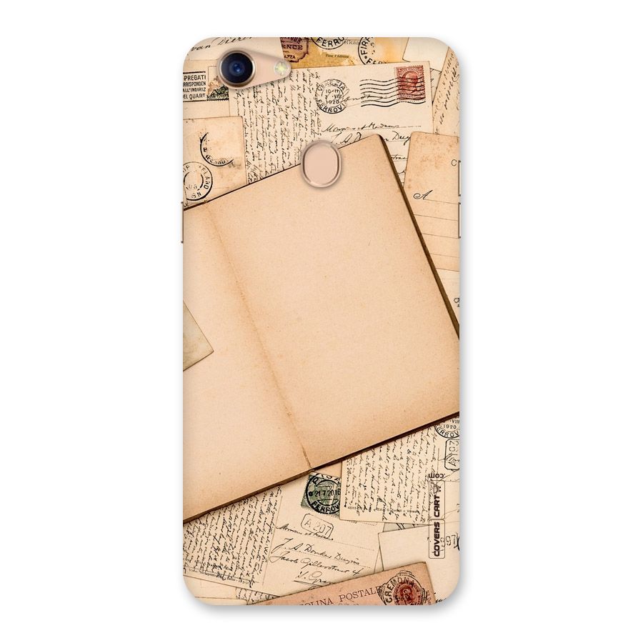 Vintage Journal Back Case for Oppo F5