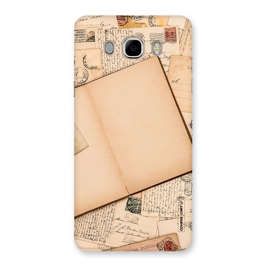 Vintage Journal Back Case for Samsung Galaxy J7 2016