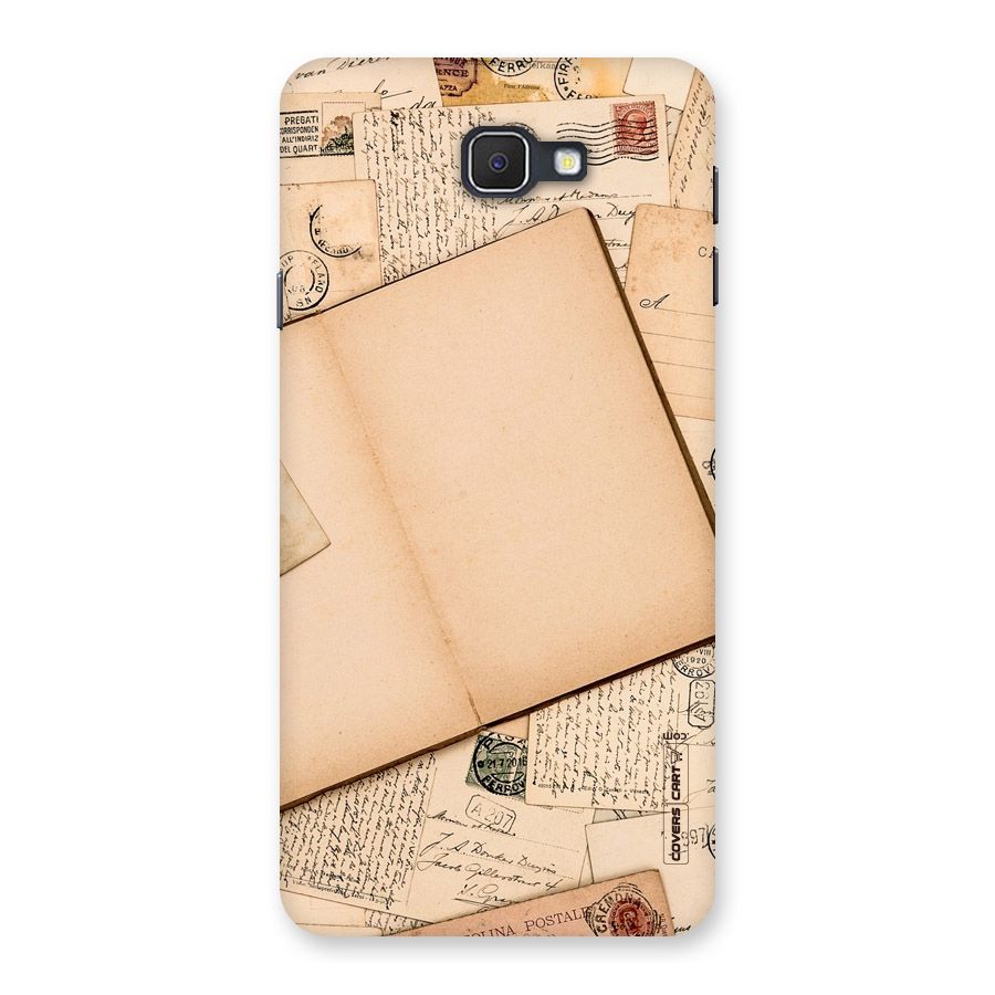 Vintage Journal Back Case for Samsung Galaxy J7 Prime