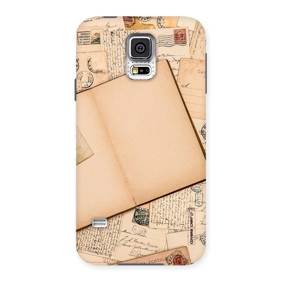 Vintage Journal Back Case for Samsung Galaxy S5