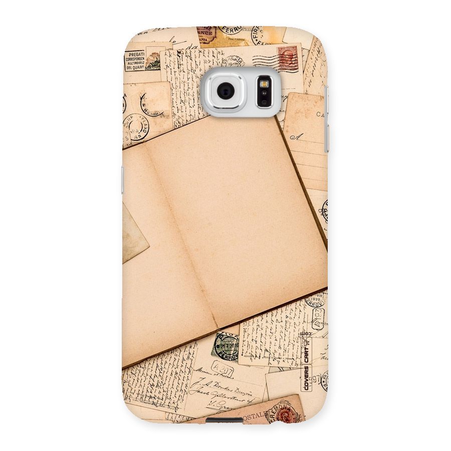 Vintage Journal Back Case for Samsung Galaxy S6