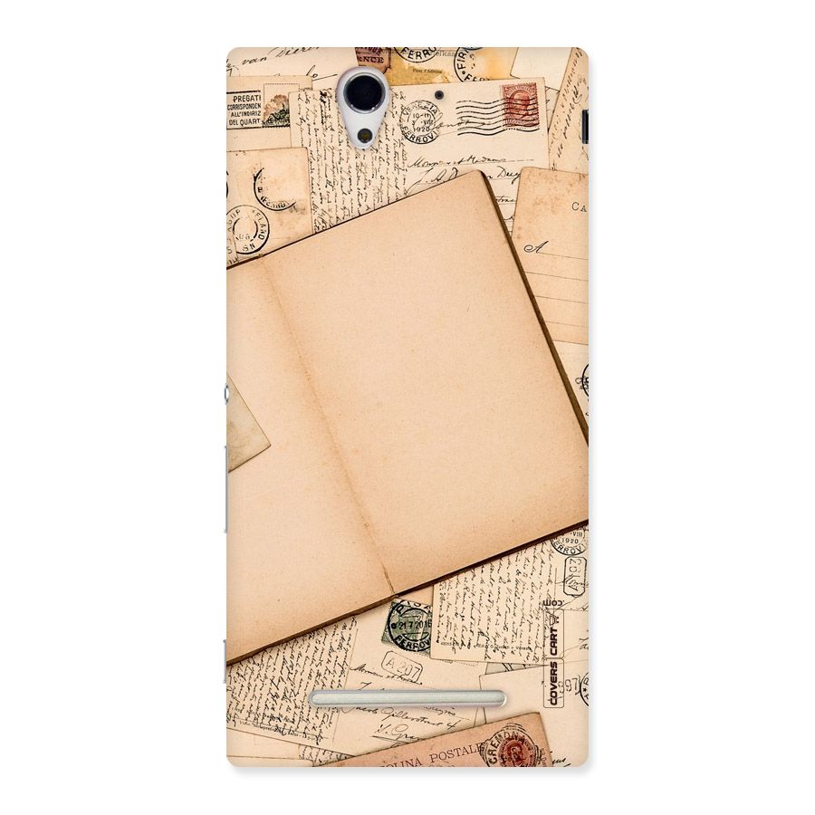 Vintage Journal Back Case for Sony Xperia C3