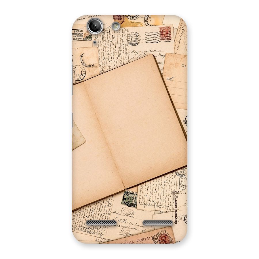Vintage Journal Back Case for Vibe K5