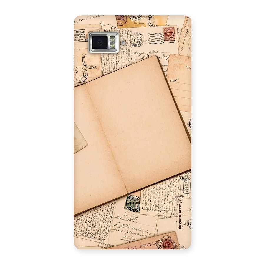Vintage Journal Back Case for Vibe Z2 Pro K920