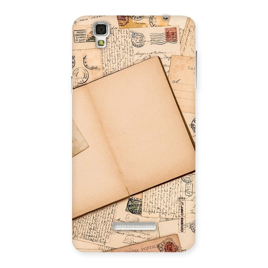 Vintage Journal Back Case for YU Yureka Plus