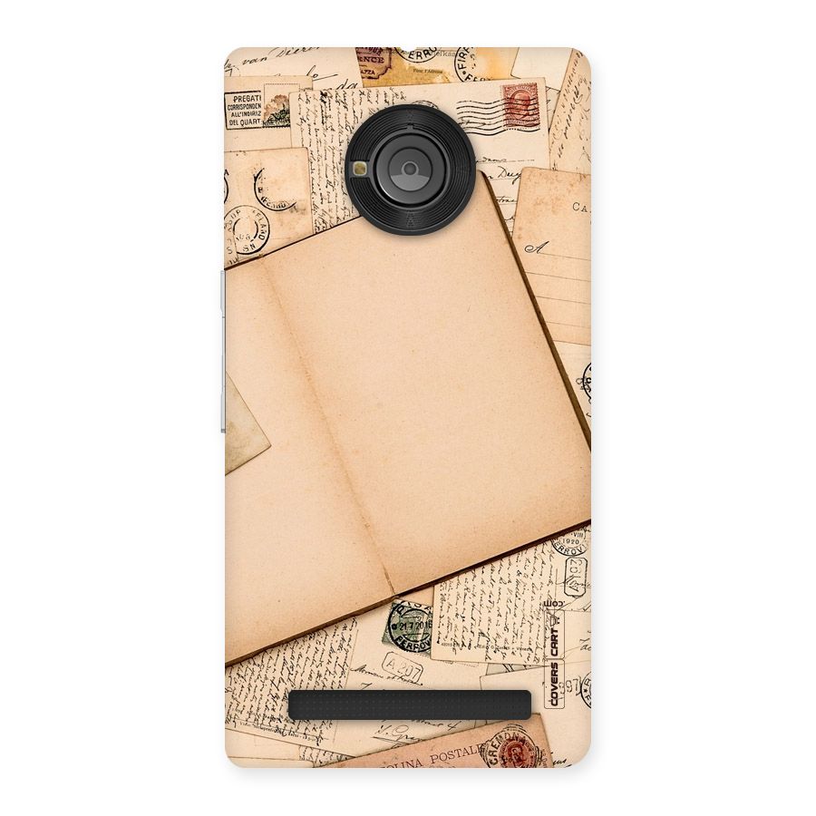 Vintage Journal Back Case for Yu Yuphoria