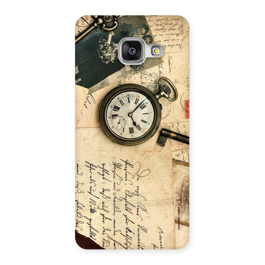 Vintage Key And Compass Back Case for Galaxy A3 2016