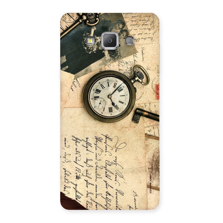 Vintage Key And Compass Back Case for Galaxy A7
