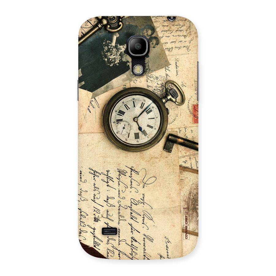 Vintage Key And Compass Back Case for Galaxy S4 Mini