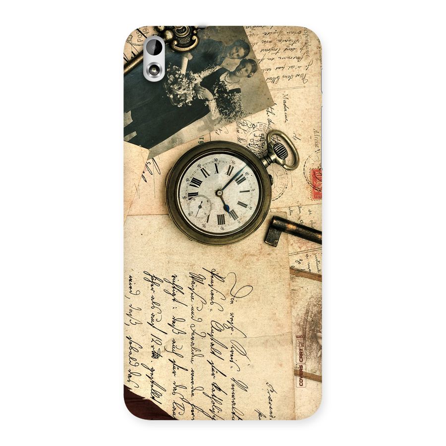 Vintage Key And Compass Back Case for HTC Desire 816g