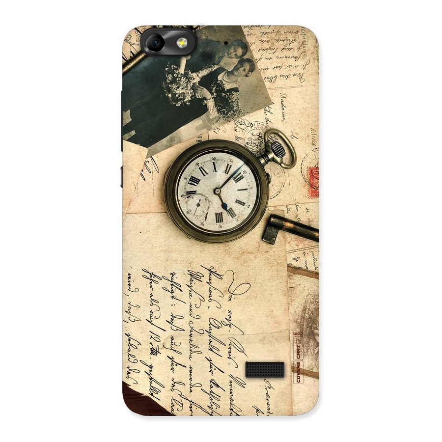 Vintage Key And Compass Back Case for Honor 4C