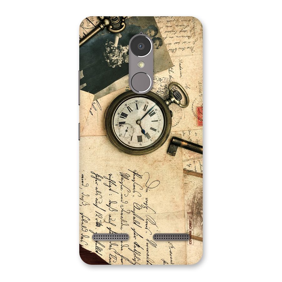 Vintage Key And Compass Back Case for Lenovo K6